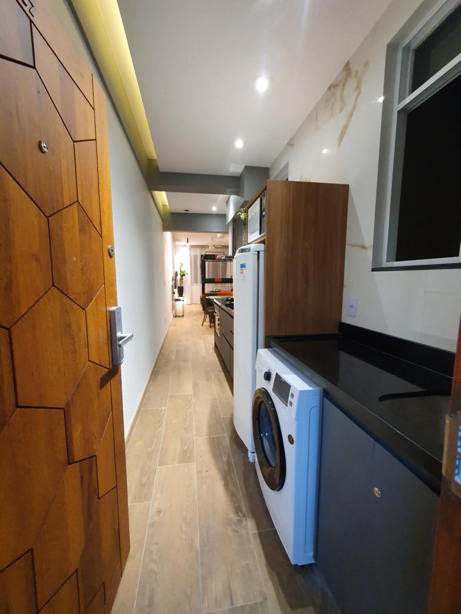 شقة Apartamento Studio Completo Copacabana 1 Quadra Da Praia Com Garagem ريو دي جانيرو المظهر الخارجي الصورة